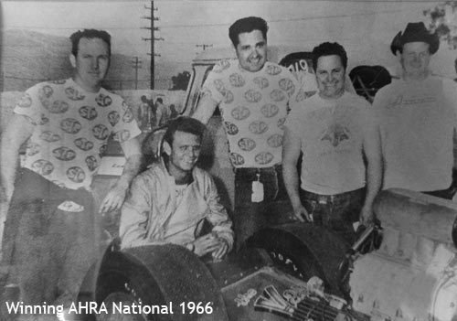 1966 AHRA Top Fuel CHampionship Winners